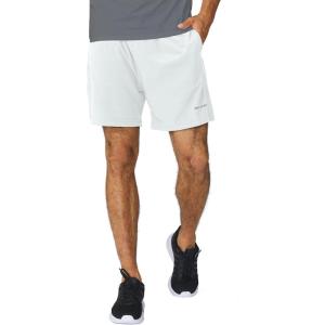 image:imagebaleaf Mens 5 Running Athletic Shorts for Workout Gym Tennis Sports Lightweight Quick Dry with Zipper PocketWhite