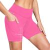 image:imagebaleaf 4D Padded Bike Shorts Women Cycling Underwear Gel Padding Pockets Pink XXXL