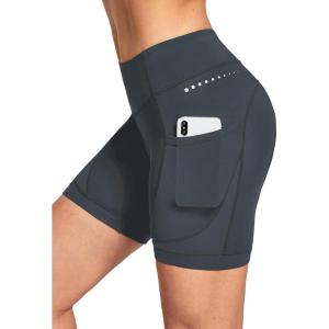 image:imagebaleaf 4D Padded Bike Shorts Women Cycling Underwear Gel Padding Pockets Gray XXXL