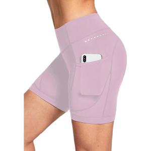 image:imagebaleaf 4D Padded Bike Shorts Women Cycling Underwear Gel Padding Pockets Light Purple XXXL
