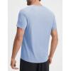 image:imagebaleaf Mens Cooling Running Shirts Short Sleeve Workout Athletic TShirts UPF 50 Sun Protection Quick Dry Moisture WickingLight Blue