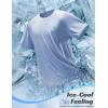 image:imagebaleaf Mens Cooling Running Shirts Short Sleeve Workout Athletic TShirts UPF 50 Sun Protection Quick Dry Moisture WickingLight Blue