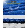 image:imageBALEAF Womens 3 Swim Board Shorts High Waisted Bathing Suit Bottoms for Swimming with Liner Pockets UPF 50Blue Leaf