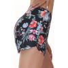 image:imageBALEAF Womens 3 Swim Board Shorts High Waisted Bathing Suit Bottoms for Swimming with Liner Pockets UPF 50Red Floral