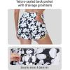image:imageBALEAF Womens 3 Swim Board Shorts High Waisted Bathing Suit Bottoms for Swimming with Liner Pockets UPF 50White Floral