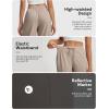 image:imagebaleaf 22 Wide Leg Pants for Women Capri Sweatpants Pant Cropped Lightweight Quick Dry Petite Pant with Pockets Loose FitKhaki