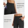 image:imagebaleaf 9 Womens Bermuda Shorts Knee Length High Waisted Long Shorts with Pockets Golf Walking Athletic Running CasualBlack