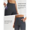 image:imagebaleaf 9 Womens Bermuda Shorts Knee Length High Waisted Long Shorts with Pockets Golf Walking Athletic Running CasualDark Gray