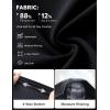 image:imagebaleaf Capri Pants for Women with Pockets High Waist Yoga Capris Pant Loose Straight Leg for Casual SummerBlack