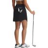 image:imagebaleaf Womens 17 Golf Skirts 3 Pockets High Waisted Stretchy Tennis Athletic Skorts Workout Running Casual SummerBlack