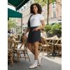 image:imagebaleaf Womens 17 Golf Skirts 3 Pockets High Waisted Stretchy Tennis Athletic Skorts Workout Running Casual SummerBlack