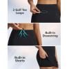 image:imagebaleaf Womens 17 Golf Skirts 3 Pockets High Waisted Stretchy Tennis Athletic Skorts Workout Running Casual SummerBlack