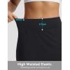 image:imagebaleaf Womens 17 Golf Skirts 3 Pockets High Waisted Stretchy Tennis Athletic Skorts Workout Running Casual SummerBlack