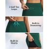 image:imagebaleaf Womens 17 Golf Skirts 3 Pockets High Waisted Stretchy Tennis Athletic Skorts Workout Running Casual SummerDark Green