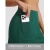 image:imagebaleaf Womens 17 Golf Skirts 3 Pockets High Waisted Stretchy Tennis Athletic Skorts Workout Running Casual SummerDark Green