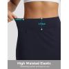 image:imagebaleaf Womens 17 Golf Skirts 3 Pockets High Waisted Stretchy Tennis Athletic Skorts Workout Running Casual SummerNavy Blue