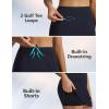 image:imagebaleaf Womens 17 Golf Skirts 3 Pockets High Waisted Stretchy Tennis Athletic Skorts Workout Running Casual SummerNavy Blue
