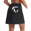 image:imagebaleaf Womens 18 Golf Skorts Skirts Pockets UPF 50 Zipper Quick Dry Casual Work Skort TravelBlack
