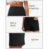 image:imagebaleaf Womens 20 Knee Length Skorts with 4 Pockets Golf Skort for Women UPF50 High Waisted Athletic Tennis Causal SkirtBlack