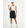 image:imagebaleaf Womens 20 Knee Length Skorts with 4 Pockets Golf Skort for Women UPF50 High Waisted Athletic Tennis Causal SkirtBlack