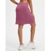 image:imagebaleaf Womens 20 Knee Length Skorts with 4 Pockets Golf Skort for Women UPF50 High Waisted Athletic Tennis Causal SkirtRose Red