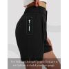 image:imagebaleaf Womens 6 Golf Shorts Stretch Pleated Work Short for Hiking Quick Dry Dressy Casual Summer UPF50Black