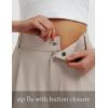 image:imagebaleaf Womens 6 Golf Shorts Stretch Pleated Work Short for Hiking Quick Dry Dressy Casual Summer UPF50Khaki