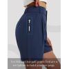 image:imagebaleaf Womens 6 Golf Shorts Stretch Pleated Work Short for Hiking Quick Dry Dressy Casual Summer UPF50Navy Blue