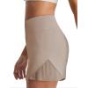image:imagebaleaf Womens Athletic Running Shorts 3 High Waisted Quick Dry Lightweight Ruffled Workout Gym Shorts with LinerKhaki