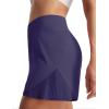 image:imagebaleaf Womens Athletic Running Shorts 3 High Waisted Quick Dry Lightweight Ruffled Workout Gym Shorts with LinerNavy Blue