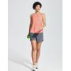 image:imagebaleaf Womens Athletic Tank Tops Workout Sleeveless Running Racerback Shirts Quick Dry Breathable Yoga Tennis Gym01coral