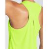 image:imagebaleaf Womens Athletic Tank Tops Workout Sleeveless Running Racerback Shirts Quick Dry Breathable Yoga Tennis Gym01fluorescent Green
