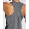 image:imagebaleaf Womens Athletic Tank Tops Workout Sleeveless Running Racerback Shirts Quick Dry Breathable Yoga Tennis Gym01grey