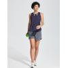 image:imagebaleaf Womens Athletic Tank Tops Workout Sleeveless Running Racerback Shirts Quick Dry Breathable Yoga Tennis Gym01navy