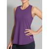 image:imagebaleaf Womens Athletic Tank Tops Workout Sleeveless Running Racerback Shirts Quick Dry Breathable Yoga Tennis Gym01purple