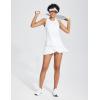 image:imagebaleaf Womens Athletic Tank Tops Workout Sleeveless Running Racerback Shirts Quick Dry Breathable Yoga Tennis Gym01white