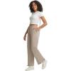 image:imagebaleaf Womens Barrel Pants with Pockets Drawstring Athletic Quick Dry Adjustable Cuff Wide Leg Tapered Fit Casual SweatpantsKhaki