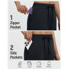 image:imagebaleaf Womens Barrel Pants with Zipper Pockets Drawstring Athletic Pants Elastic Waisted Casual Lounge Work TravelBlack