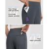 image:imagebaleaf Womens Dressy Capri Pants Stretch with 5 Pockets Golf Capris Work Travel Business Casual UPF 50Dark Gray