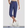 image:imagebaleaf Womens Dressy Capri Pants Stretch with 5 Pockets Golf Capris Work Travel Business Casual UPF 50Navy Blue