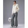 image:imagebaleaf Womens Fleece Lined Flare LeggingsDark Gray