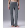 image:imagebaleaf Womens Fleece Lined Flare LeggingsDark Gray