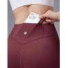 image:imagebaleaf Womens Fleece Lined Flare LeggingsWine Red