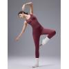 image:imagebaleaf Womens Fleece Lined LeggingsWine Red