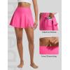 image:imagebaleaf Womens High Waisted 14 Swim Skirts Boxer Liner Quick Dry Tennis Skirt Bathing Suit Split Swimsuit Bottom with PocketPink