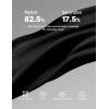 image:imagebaleaf Womens High Waisted Capri Leggings with Pockets Yoga Capris Pants Tummy Control Workout CasualBlack