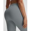 image:imagebaleaf Womens High Waisted Capri Leggings with Pockets Yoga Capris Pants Tummy Control Workout CasualDark Gray