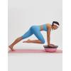 image:imagebaleaf Womens Knee Length Capri Leggings with 3 Pockets Yoga Capri Pants High Waisted Summer Casual WokroutBlue