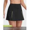 image:imagebaleaf Womens Tennis Skirts 14 High Waisted Golf Athletic Skorts with Shorts Pockets A Line Pickleball Casual SkirtBlack