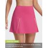 image:imagebaleaf Womens Tennis Skirts 14 High Waisted Golf Athletic Skorts with Shorts Pockets A Line Pickleball Casual SkirtPink